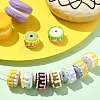 9Pcs 9 Colors Opaque Acrylic Beads OACR-CJ0002-63-5