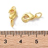 Rack Plating Brass Lobster Claw Clasps KK-F090-26G-01-3