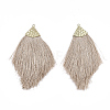 Polyester Tassel Big Pendant Decorations FIND-T042-06-1