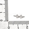 Brass Pave Clear Cubic Zirconia Connector Charms CU-CBA3D76-02P-3