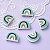 6Pcs Food Grade Eco-Friendly Silicone Focal Beads SIL-YW0001-04B-6