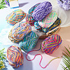 Light Gradient Segment Dyed Polyester Yarn DIY-TADJ0002-005C-7
