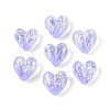 Handmade Foil Lampwork Beads Strands FOIL-T008-08F-2
