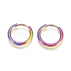304 Stainless Steel Huggie Hoop Earrings EJEW-G272-02-12mm-M-1