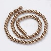 Eco-Friendly Glass Pearl Bead Strands X-HY-A008-6mm-RB037-2