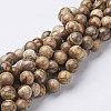 Natural Gemstone Beads Strands X-GSR12mmC016-1