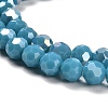 Opaque Glass Beads Stands EGLA-A035-P6mm-B12-3
