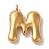 Ion Plating(IP) 304 Stainless Steel Pendants STAS-M017-08G-13-1