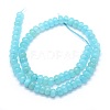 Natural White Jade Beads Strands G-E507-01-3