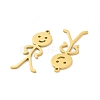 Ion Plating(IP) 304 Stainless Steel Pendants STAS-C003-06G-3