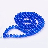 Spray Painted Crackle Glass Beads Strands CCG-Q001-10mm-14-2
