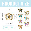 14Pcs Alloy Glass Pendants FIND-TADJ0001-08-3