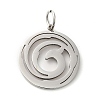304 Stainless Steel Pendants STAS-C086-05A-P-1
