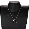 304 Stainless Steel Figaro Chain Necklace X-NJEW-JN01290-3