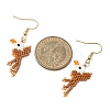 5 Pairs 304 Stainless Steel MIYUKI Glass Seed Beads Bird Dangle Earrings EJEW-MZ00555-6