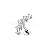304 Stainless Steel Cubic Zirconia Cartilage Earrings WGBE79F-15-1
