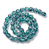 Luminous Handmade Glod Sand Lampwork Beads Strands LAMP-B028-03P-10mm-3