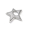 316 Surgical Stainless Steel Pendants STAS-G349-17P-2