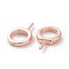 925 Sterling Silver Screw Eye Peg Bails X-STER-D035-42RG-3