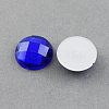 Acrylic Rhinestone Cabochons GACR-R002-8mm-14-1