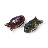Natural Indian Agate Pendants X-G-N342-106E-3