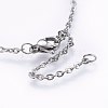 304 Stainless Steel Puppy Jewelry Sets SJEW-H131-02P-4
