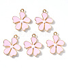 Alloy Enamel Pendants ENAM-R058-01C-1