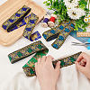 FINGERINSPIRE 10.5M 3 Colors Ethnic Style Embroidery Polyester Ribbons OCOR-FG0001-67-3