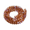 Electroplate Glass Beads Strands EGLA-A044-T6mm-L04-3