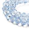 Transparent Baking Paint Glass Beads X1-DGLA-A034-T8mm-D13-3