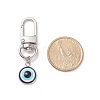 Resin Evil Eye Pendant Decorations HJEW-JM00725-01-2