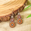 Bohemian Alloy Enamel Dangle Earrings FS-WG2DAA9-05-1