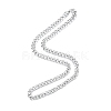 Men's 201 Stainless Steel Cuban Link Chain Necklace NJEW-N050-A06-7-50P-3
