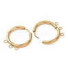 304 Stainless Steel Huggie Hoop Earring Findings STAS-D183-03C-G-3