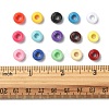 375Pcs 15 Colors Opaque Plastic Beads KY-FS0001-15-6