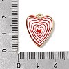 Printed Alloy Pendants ENAM-F160-07C-G-3