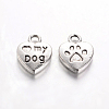 Tibetan Style Alloy Charms Pendants TIBEP-A123278-AS-FF-1