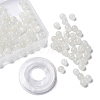 100Pcs 8mm Natural White Moonstone Beads DIY-LS0002-19-1