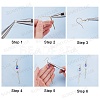 Teardrop Charm Jewelry Set DIY Making Kit DIY-SC0017-59-4