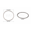 Tarnish Resistant 304 Stainless Steel Linking Rings X-STAS-T047-15A-2