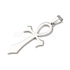 304 Stainless Steel Pendants STAS-P421-07P-2