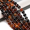 Natural Striped Agate/Banded Agate Beads Strands G-Z060-A01-B13-2