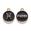 Alloy Enamel Pendants ENAM-S124-01A-08H-1