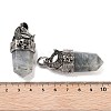 Natural Labradorite Faceted Sword Pendants G-Q163-01AS-05-3