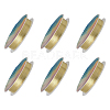 6 Rolls 6 Size Copper Jewelry Wire CWIR-FG0001-05LG-1