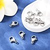Tarnish Resistant 316 Surgical Stainless Steel Lobster Claw Clasps 316-FL12A-6