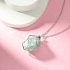 Tarnish Resistant 304 Stainless Steel Macrame Pouch Braided Gemstone Holder X-NJEW-JN04468-07-6
