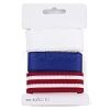 9 Yards 3 Styles Independence Day Polyester & Polycotton Ribbons Sets SRIB-A015-02A-07-4