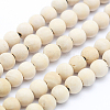 Natural Wood  Beads Strands X-WOOD-P011-07-8mm-1