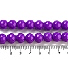Painted Glass Bead Strands DGLA-S071-10mm-52-3